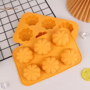 TRTR Bí Ngô Khuôn Silicon Lễ Tạ Ơn Chủ Đề Mùa Thu Đá Khay Khuôn Silicon Muffin Sô Cô La Thu Hoạch Bánh Nướng Trang Trí Khuôn VN