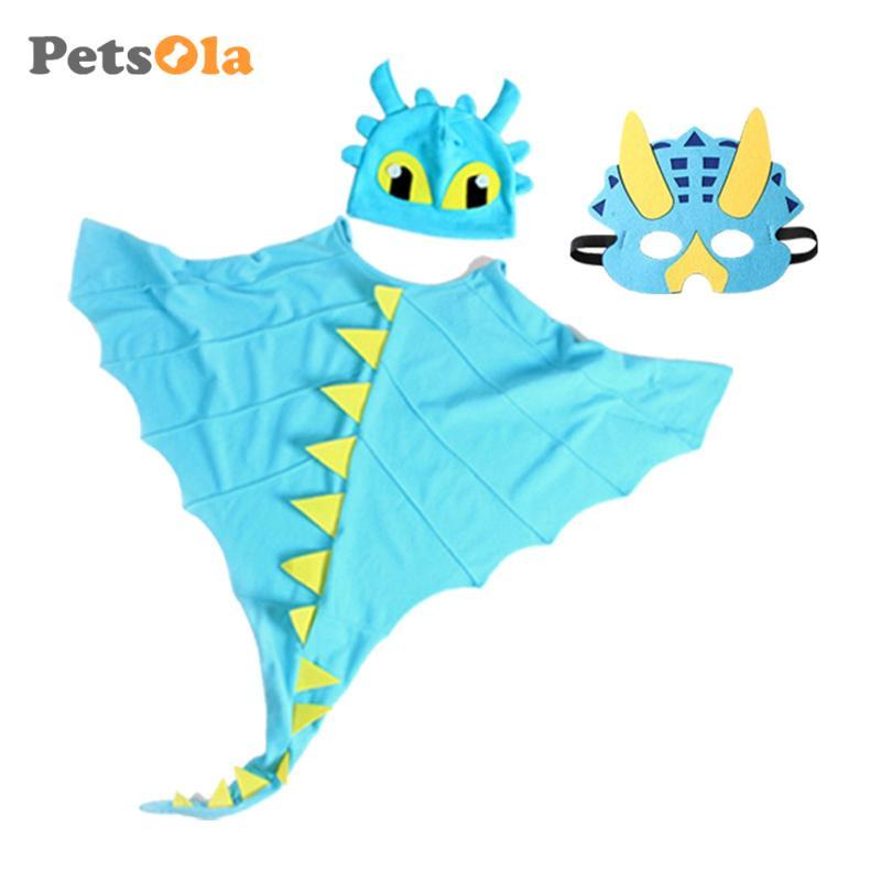 Rồng Trang Phục Áo Choàng Khủng Long Trang Phục Hóa Trang Phụ Kiện Có Mũ Cánh Rồng Trang Phục Cho Trang Phục Halloween Quà Tặng Trẻ Em Sinh Nhật Đảng Đồ Chơi