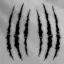 FANIELLAPOWELL Mũ Bảo Hiểm Dán, Vinyl Demon Claw Xe Máy Dán, Phong Cách Quỷ Chống Thấm Nước Màu Trơn DIY Xe Vinyl Dán Trang Trí Xe Ô Tô