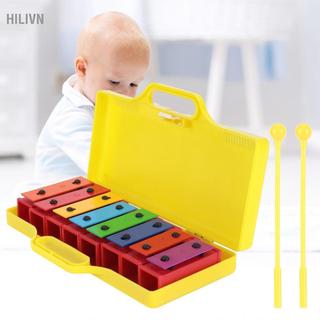 Hilivn Trẻ em Xylophone 8 Note Đồ chơi âm nhạc giáo dục Glockenspiel dành cho trẻ em mới bắt đầu