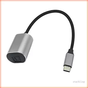 Cáp chuyển đổi Star USB C sang SPDIF Nữ Analog sang Cáp chuyển đổi âm thanh kỹ thuật số