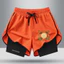 Quầnshort thể thao retro, phù hợp cho hoạt động ngoài trời như đi xe đạp, quần vợt và bóng rổ. Thiết kế hai mảnh, khô nhanh, nhẹ và đa năng.