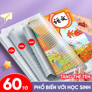 Decal Bọc Sách Trong Suốt Tự Dính – Bọc Vở Không Cần Keo, Chống Nước, Chống Trầy Xước Cho Học Sinh & Văn Phòng Phẩm