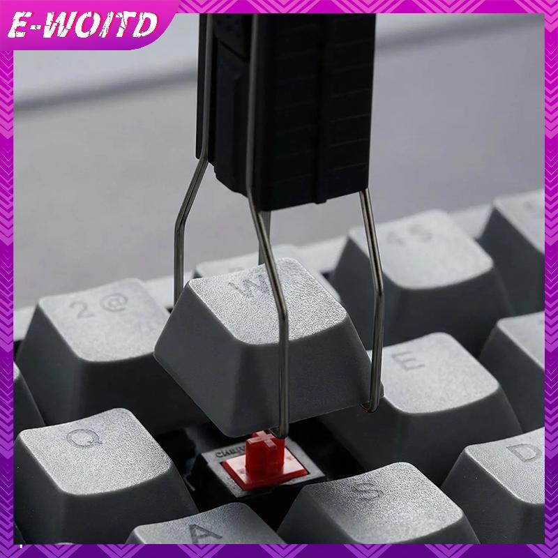 E-WOITD Keycap Puller Tool để loại bỏ công tắc bàn phím cơ 2 trong 1 Keycap và Switch Puller Công cụ làm sạch bền bỉ cho không gian làm việc chơi game E-WOITD