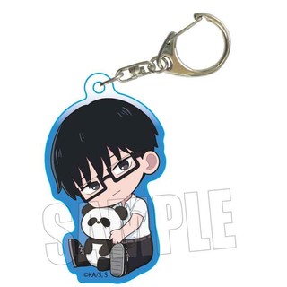 Anime You and I Are Polar Opposites Keychain Miyu Yusuke Key Chain Ring For Fans Gifts Jewelry 6cm