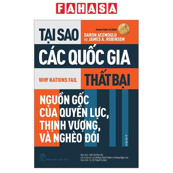 Sách - Tại Sao Các Quốc Gia Thất Bại (Tái Bản 2024)