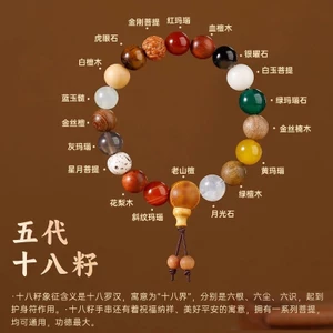 Lingyin Thế Hệ Thứ Năm - Vòng Tay Đa Năng Từ 18 Hạt Trắng Bồ Đề Tự Nhiên