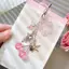 Móc khóa đính cườm kim cương thời trang Meteor Cherry Móc khóa đính cườm Túi Bapa Mặt dây chuyền Phụ kiện trang trí dây chuyền điện thoại quyến rũ [mới]