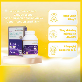 DHA Tảo Biển Cho Bé Vitatree Kids High Strength DHA Algae Oil + Lutein – Hỗ Trợ Phát Triển Não Bộ & Thị Giác