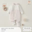 Body petit kẻ hồng cổ sen dành cho bé Lil little Love (DBD02)