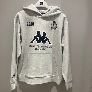 Áo khoác Kappa K0F72MT04 dáng Oversize, thiết kế đơn giản, có mũ.