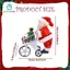 Đồ chơi xe đẩy ông già Noel có nhạc trang trí Giáng sinh đa năng