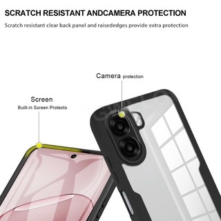Dành Cho OPPO A6t A6X A6 A6T Pro 4G 5G 2025 360 Ốp Điện Thoại Plus Flip Cover 360° Ốp lưng bảo vệ chống sốc bằng silicon mềm hai mặt