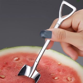1 / 4 Nhà Bếp Thép Không Gỉ Sắc Nét & Vuông Đầu Thìa / Muỗng Kem Dày Có Cạnh Mịn