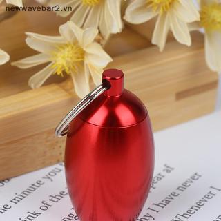 [Mới] Hộp đựng thuốc có khóa móc khóa Hộp đựng thuốc Hộp đựng viên nang bỏ túi.
