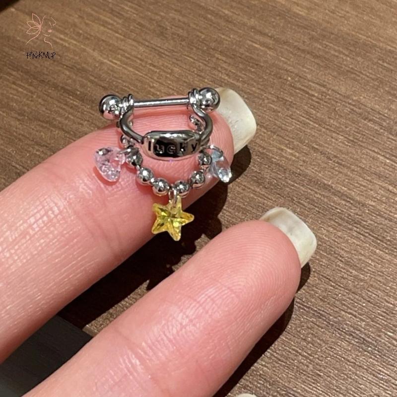 Tai Nghe Xương Chéo Phối Zircon Sáng Bóng - Phụ Kiện Thời Trang Cho Nữ