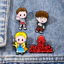 YT4 Stranger Things Mike Eleven Vecna Will Byers Phim hoạt hình hợp kim kẽm quần áo trâm cài phim hàng hóa
