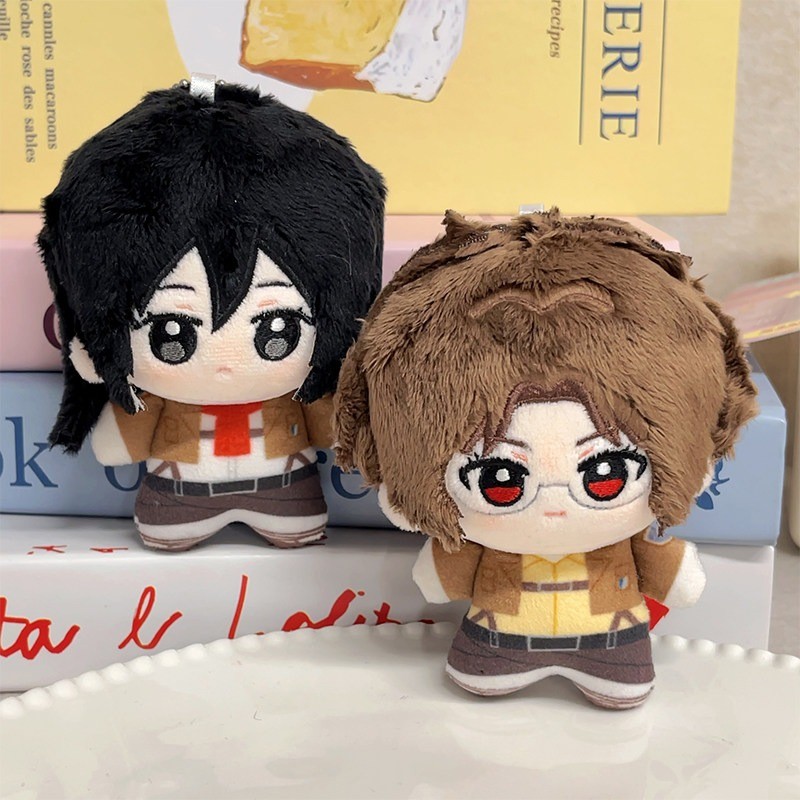 10cm Cotton Nhồi Bông Mặt Dây Anime Tấn Công Titan Levi Eren Misaka Hange Eren Jaeger Đồ Chơi Búp Bê Dễ Thương Quà Tặng Cho Trẻ Em Người Bạn Trưởng Thành