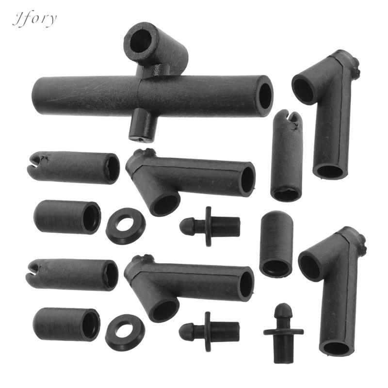 Jfory Bộ đầu nối Tee góc và thẳng khung diều DIY, cần hỗ trợ làm diều