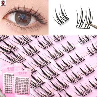 Lông mi giả uốn cong C tự nhiên 30 hàng Sợi tổng hợp màu đen Nhẹ Dễ dàng áp dụng