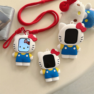 Vỏ bảo vệ Hello Kitty Vỏ mềm trọn gói Thích hợp cho iwatch S11 10 9 8 utrra 7 6 5 4 SE 3 2 1 Size 38mm40mm41mm42mm44mm46mm49mm