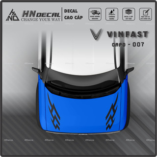DECAL DÁN CAPO XE VF3 - TEM DÁN CAPO VF3 MẪU MỚI NHẤT Tem VF3 cao cấp ( MẪU 07 )
