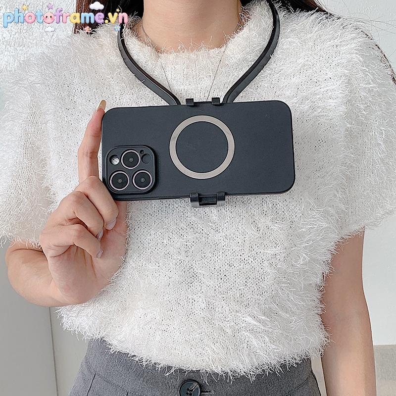 Khung Ảnh Ne Giá Đỡ Lười Đế Điện Thoại Cho IPhone 16 15 14 13 Pro Max Samsung Xiaomi Ngoài Trời Góc Đầu Tiên Vlog Ghi Hình Selfie Braet VN