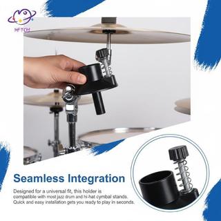 HFTOY 1 Tom Cymbal Hi-hat Braet Giá đỡ Hi Hat Chuyên nghiệp Giá đỡ chũm chọe Tom Cymbal Giá đỡ nhạc cụ Gear ~