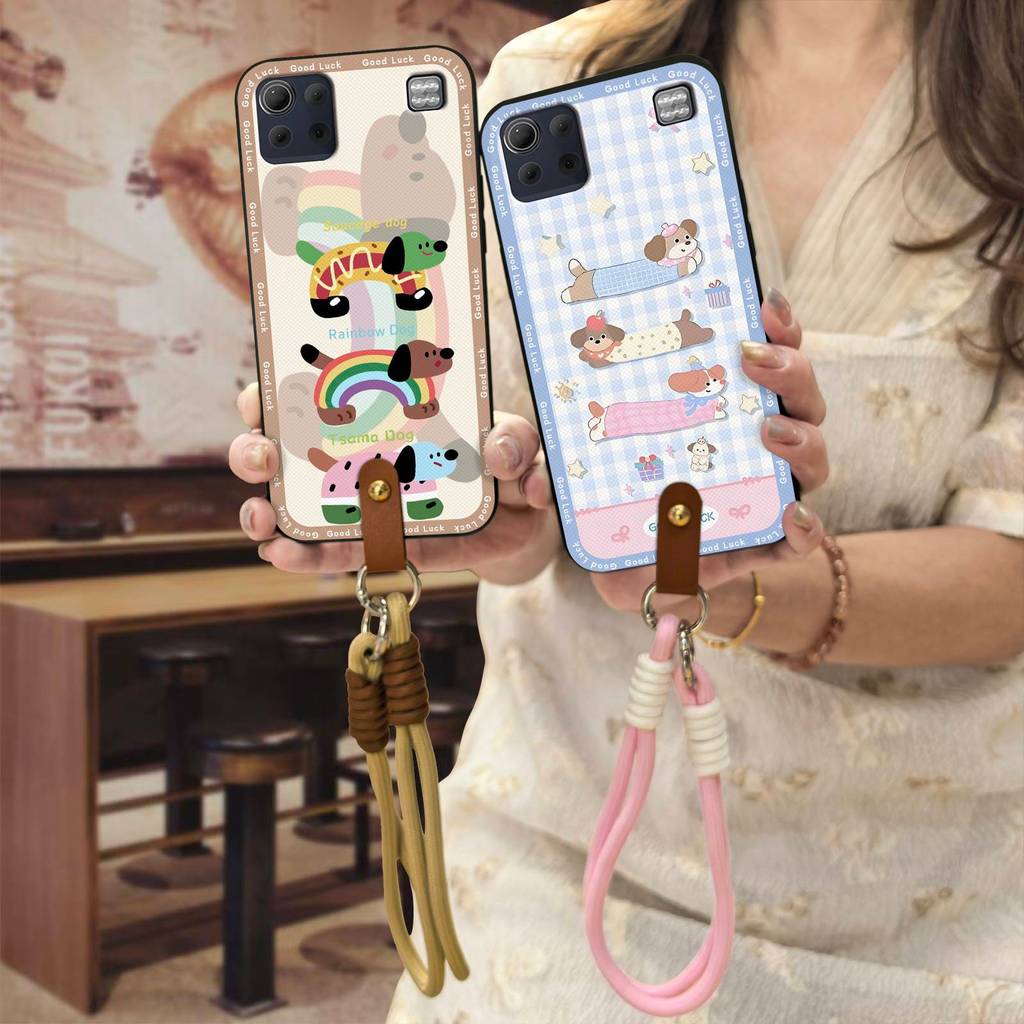 Ốp lưng TPU toàn bộ cho LG K92 5G/Q92, đeo ngang, bảo vệ chống va đập, vòng cổ thời trang