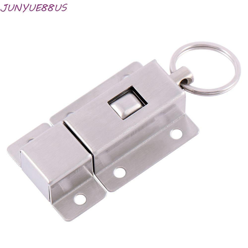 JUNYUE88US Phần cứng cửa lò xo Cửa bền có nút trượt Bu lông cửa