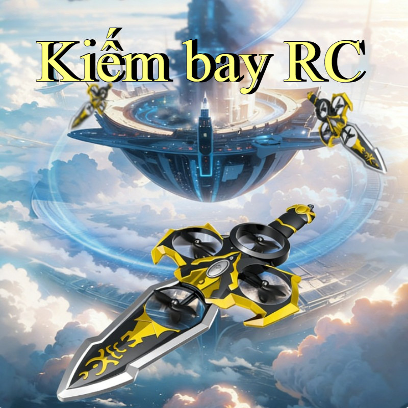 Kiếm bay RC điều khiển từ xa – Chống va đập, chống rơi, hàng đẹp, an toàn, đồ chơi bay công nghệ cử chỉ
