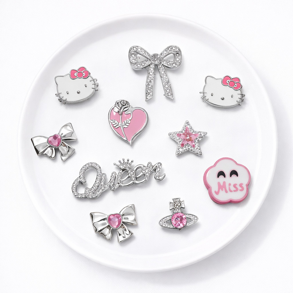 Set charm Hello Kitty bạc vip xịn cao cấp- Set 4 món siêu cute- Có bán lẻ phụ kiện
