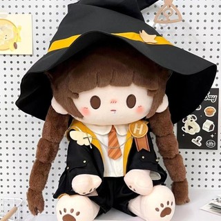Hogwarts Bộ đồ cotton cho búp bê 40cm, quần áo trẻ em phù hợp búp bê ngồi, phù hợp trường Đại học phép thuật