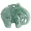 Mặt dây chuyền thời trang tinh tế Ice Elephant Mặt dây chuyền ngọc bích