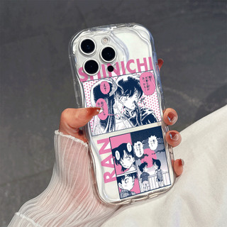 Detective Conan Shinichi Kudo case lưng iPhone Cho 11 case iPhone 16 plus 12 13 14 pro max 15plus cover 15prosoft case