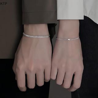 [Ktp] Bộ Vòng Tay Trái Tim Thời trang cho cặp đôi, 2 món, quà tặng Unisex, Valentine
