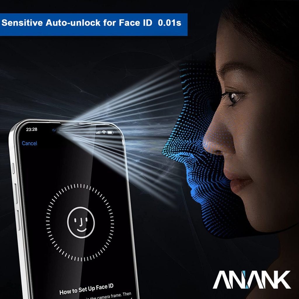 [Chính Hãng] Kính Cường Lực ANANK 2.5D Full Màn Hình Cho IP 17 Pro Max/17 Air/16/15/14/13/12 - Trong Viền Đen Siêu Mỏng
