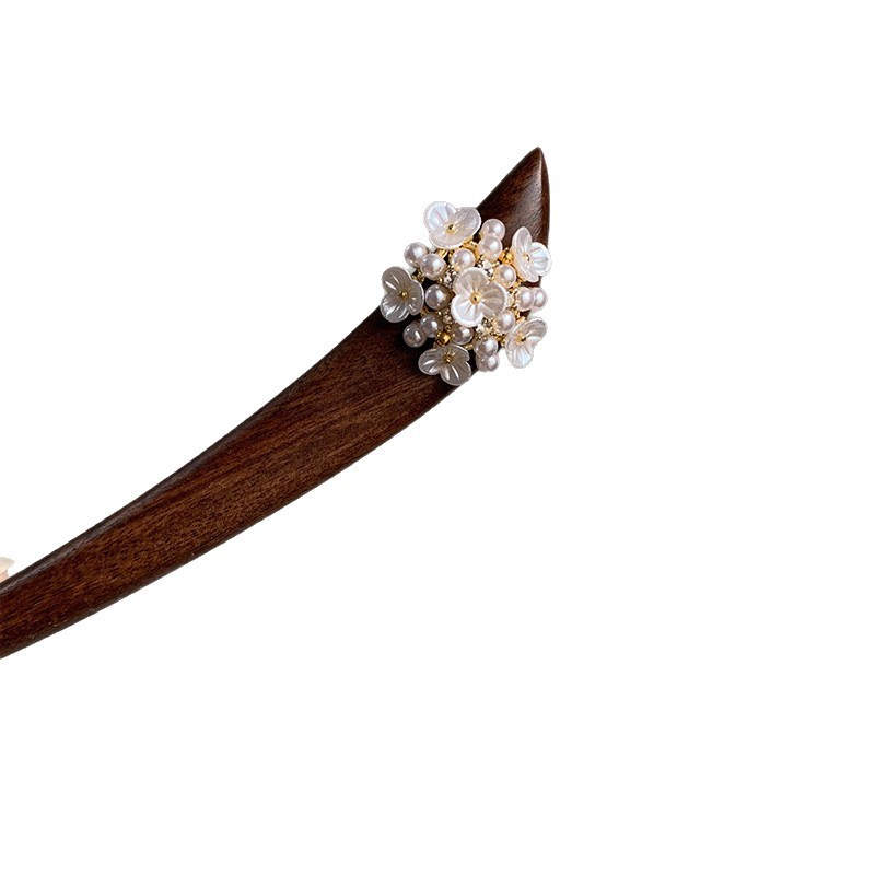 Kẹp Tóc Ebony 15cm Phong Cách Cao Cấp, Đơn Giản, Phù Hợp Với Cheongsam Và Nhiều Dịp Khác Nhau
