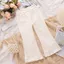 Mùa Hè Bé Gái Thường Ngày loe Quần Mỏng Phong Cách Ice Silk Phong Cách Công Chúa Quần Phù Hợp Với 80-150 Size HT2Q