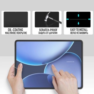 1-2 Chiếc Kính Cường Lực Chống Ánh Sáng Xanh Bảo Vệ Màn Hình Cho Oppo Pad 5 4 3 2 Pro 13.2 11.0 11.61 12.1 HD Kính Cường Lực Cho Oppo Pad SE 11 Neo Air2 11.4 Air 2 10.36 Phim Bảo Vệ Máy Tính Bảng