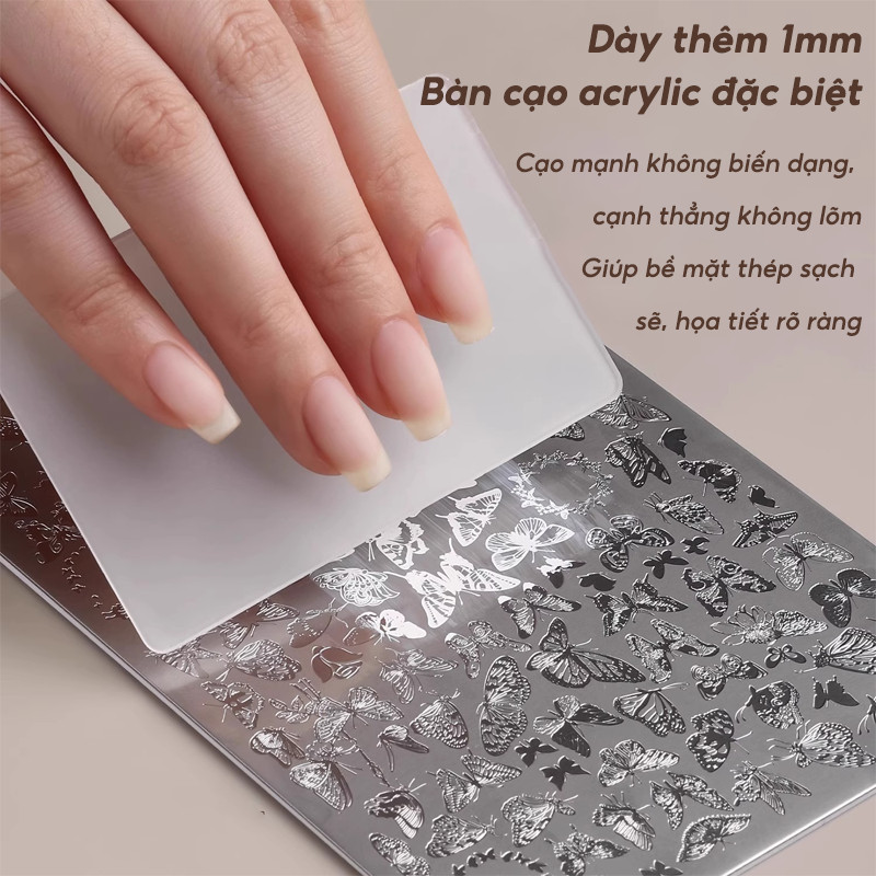 Khuôn Thép Dập Móng Chất Lượng Cao – Họa Tiết Hoa Cao Cấp, Khuôn In Ren, Bộ Sưu Tập Chủ Đề “Khu Vườn Bí Mật”