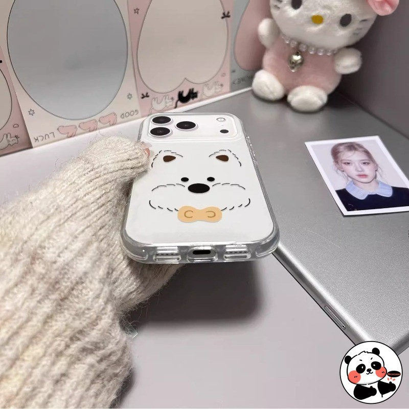 Vỏ Chó Con Dễ Thương Cho Infinix Note 50 50S 40 30 7 Lite Smart 10 9 8 7 6 Pro Plus HD 5 2020 Zero 40 GT 30 Pro 5G 4G Vỏ Kem Hoạt Hình Ins Style Vỏ Điện Thoại