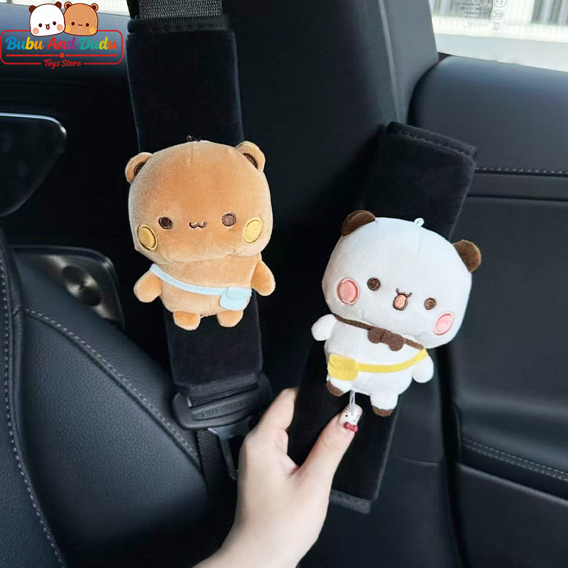 Dễ Thương Gấu Trúc Bubu Dudu Dây An Toàn Ô Tô Bọc Vai Yier Và Bubu Xe Chống Trầy Xước Bảo Vệ Vai Phụ Kiện Nội Thất Ô Tô