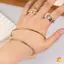 Vòng đeo tay thép không gỉ chống thấm nước, phù hợp làm quà tặng hoặc trang sức dự tiệc