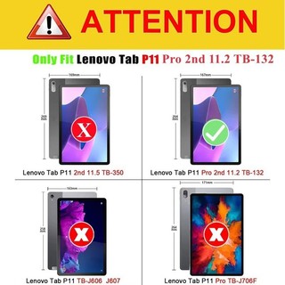 Ốp Lưng Máy Tính Bảng Lenovo Tab P11 Pro Gen 2 11.2 inch Ốp Lưng TB132FU TB138FU Silicon Mềm Đứng Cho Xiaoxin Pad Pro 2022 Vỏ Máy Tính Bảng
