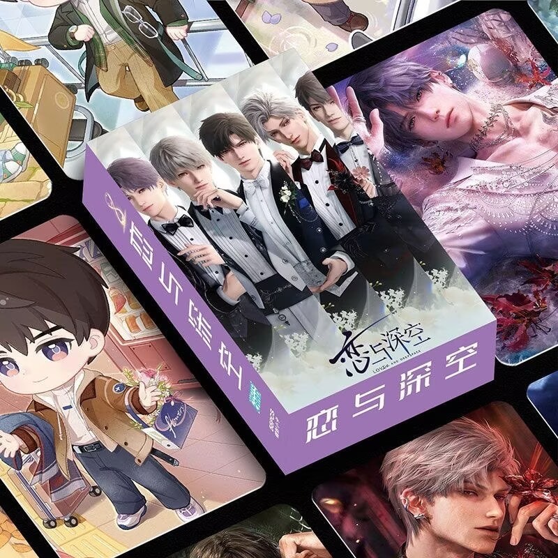 Bộ 50-55 Chiếc Manhwa Game Identity V Killer Bảy Laser Lomo Thẻ Không Số tiền lệch Photocards Ngày tận thế trong mười ngày GRAY RAVEN PUNISHING Hologram Bưu thiếp