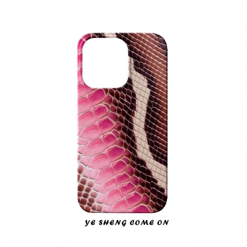 Ốp Điện Thoại QYJS Họa Tiết Da Rắn Thích Hợp Cho IPhone 12 PRO 13 14 15 16 ProMax 11 17 AIR XR XSMAX 7 8 PLUS Phim Sáng Tạo Vỏ Cứng ins