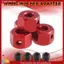 4 Bộ Chuyển Đổi Lục Giác Bánh Xe Kết Hợp Kim Loại 5 Mm Đến 12 Mm Cho D12 C14 C24 B14 B16 MN D90 D91 RC Xe Nâng Cấp Phần, Đỏ