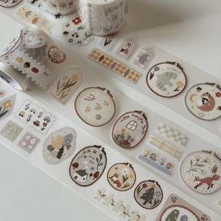 Washi tape PET tape bế viền Yier Splendor Spring