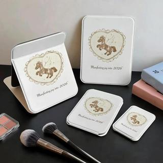 Ngựa cưng Gương Gấp Xinh Đẹp Gương Trang Điểm Foldable Thời Trang Nữ